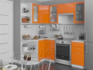 Модульная кухня Валерия-М Оранжевый глянец